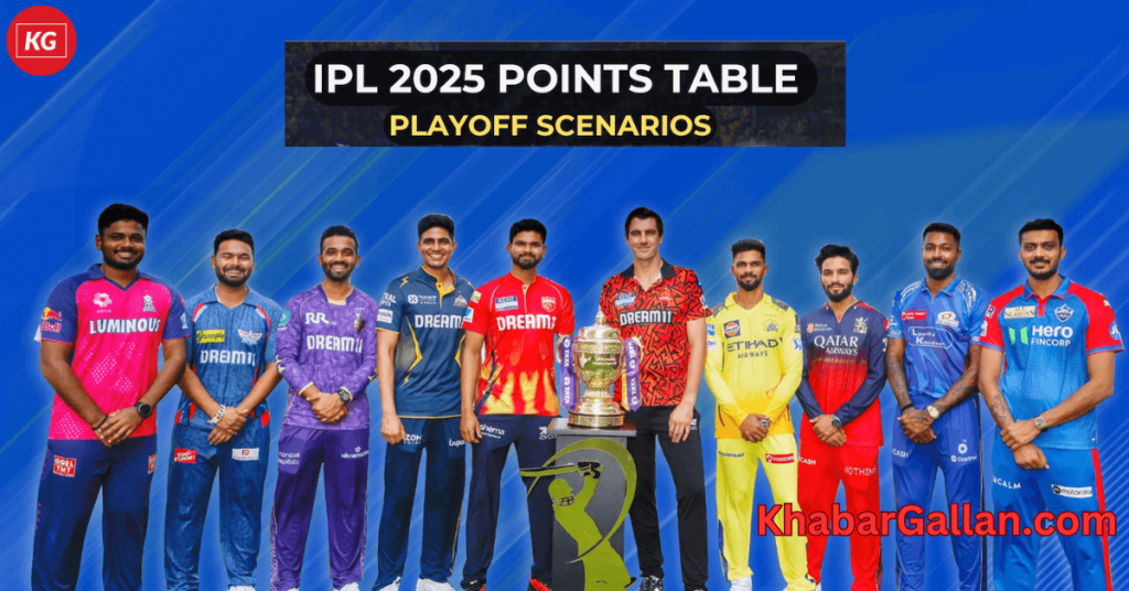 The IPL 2025 Playoff Race Now: A Thrilling Sprint to the Finish Line