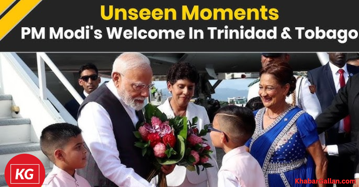 PM Modi Welcomed in Trinidad and Tobago with Bhojpuri Chautaal