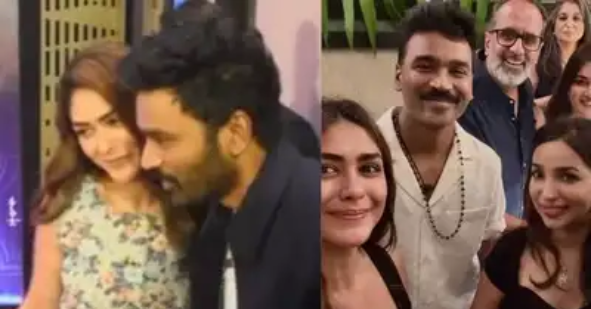 Dhanush and Mrunal Thakur