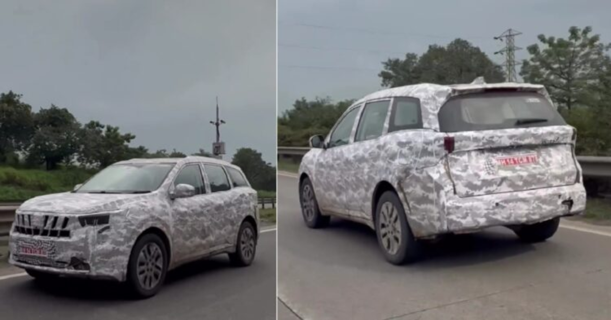 Mahindra XUV700 Facelift Spotted Testing
