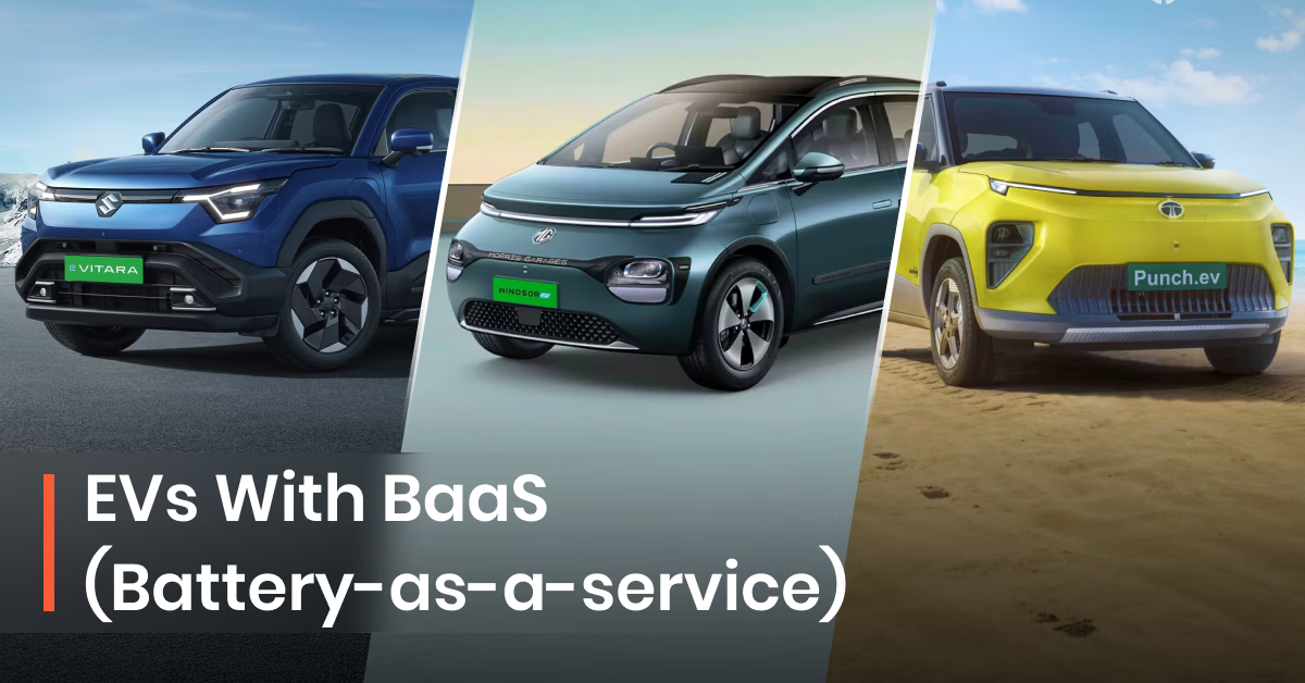 EVs with BaaS Pricing in India