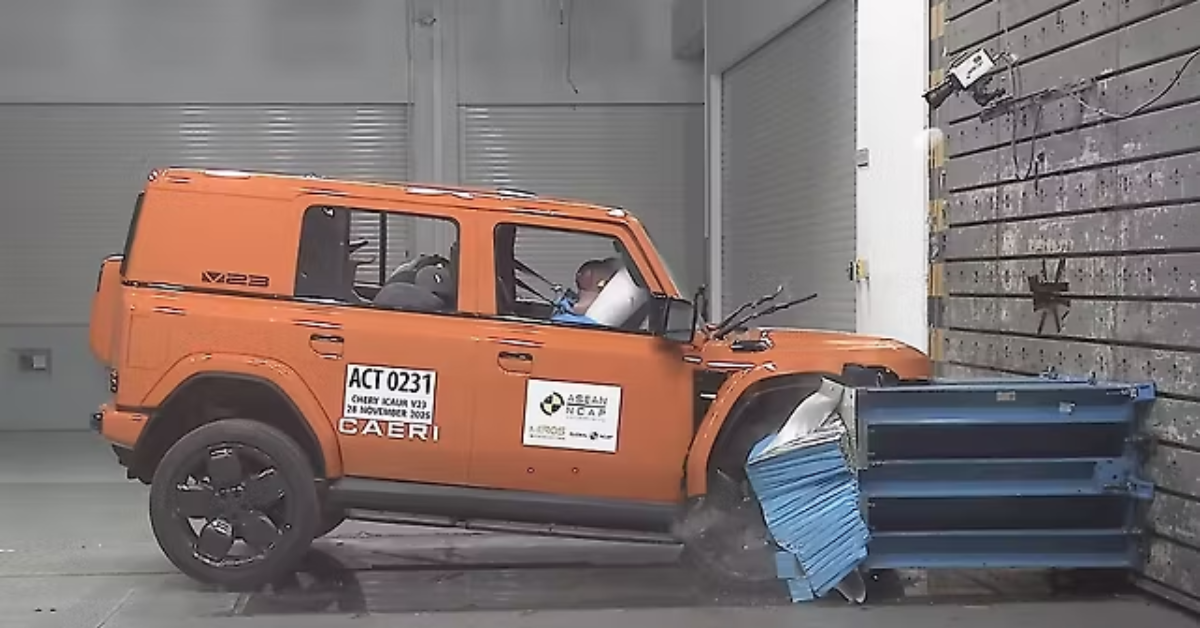 Chery iCAUR V23 Gets 5-Star ASEAN NCAP Rating