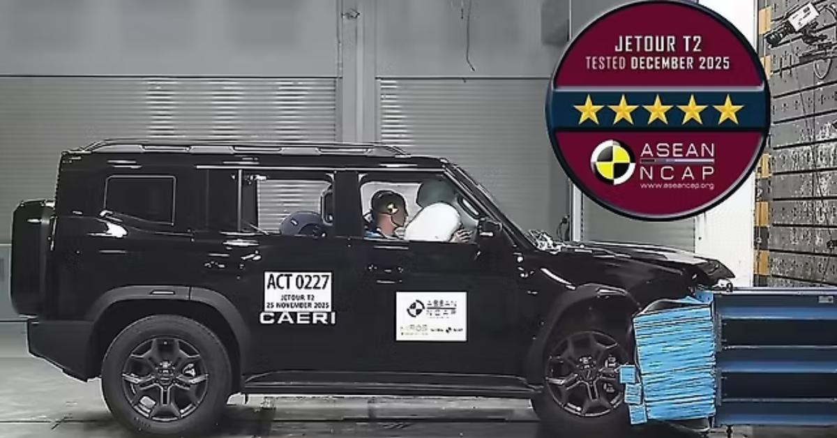 Chery Jetour T2 Gets 5-Star ASEAN NCAP