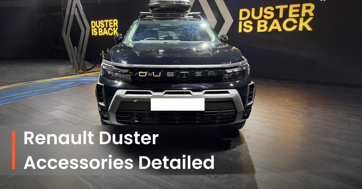 2026 Renault Duster Accessories Price List