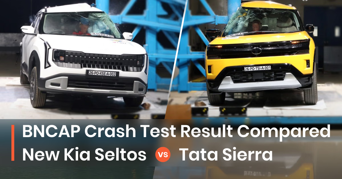 Kia Seltos vs Tata Sierra Crash Test