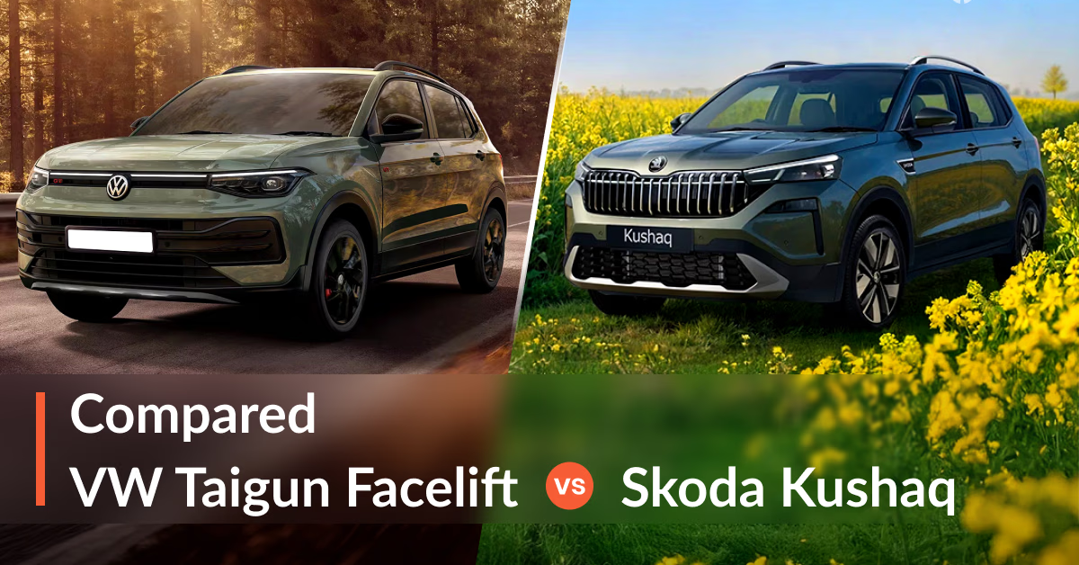Volkswagen Taigun vs Skoda Kushaq 2026 Comparison