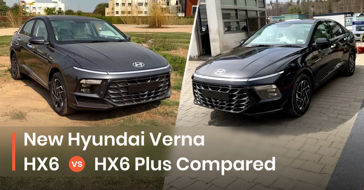 Hyundai Verna HX 6 vs HX 6 Plus 2026 Price