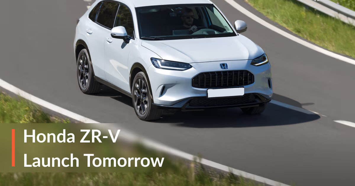 2026 Honda ZR-V Launch Tomorrow