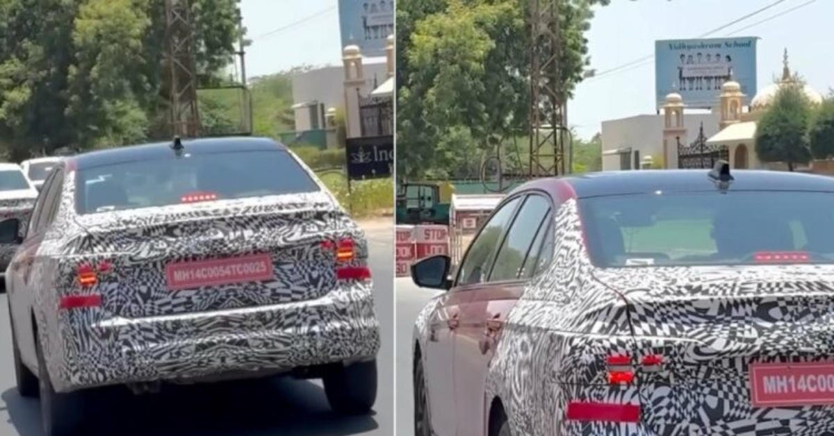 2026 VW Virtus Facelift Spotted in India
