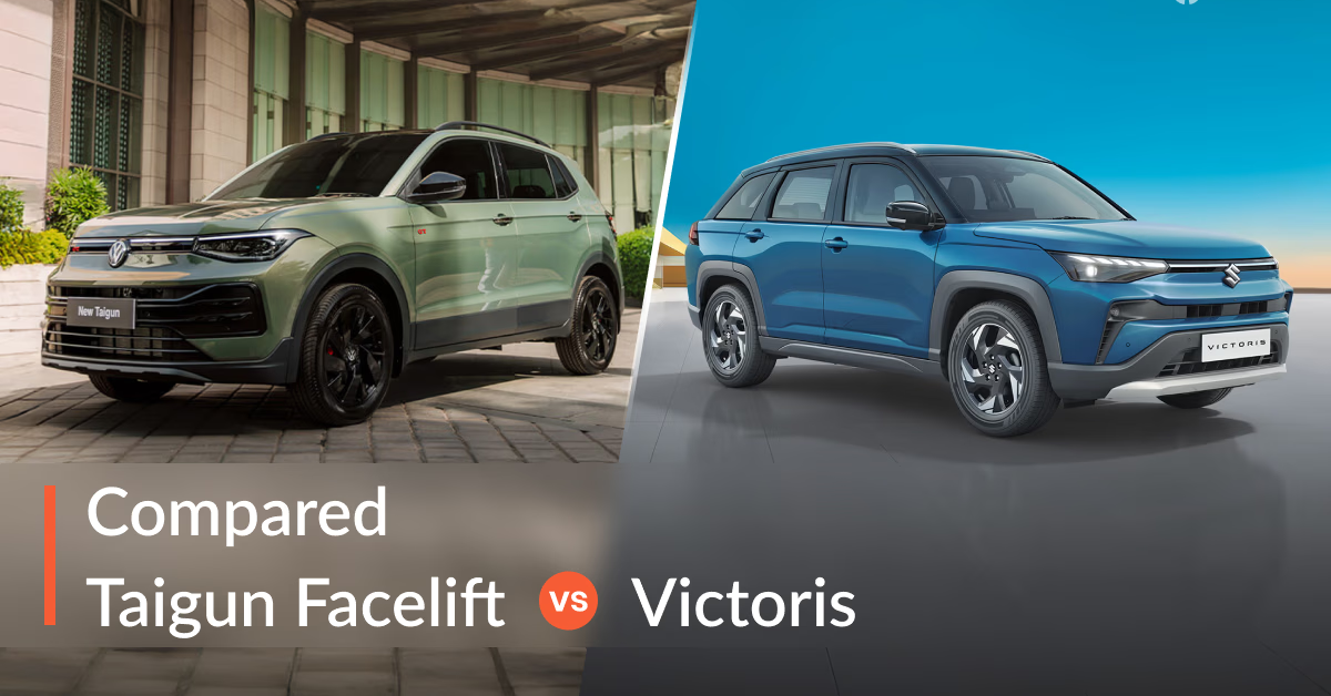 2026 Volkswagen Taigun Facelift vs Maruti Suzuki Victoris