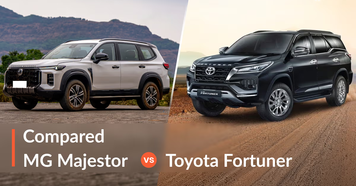 MG Majestor vs Toyota Fortuner 2026 Comparison