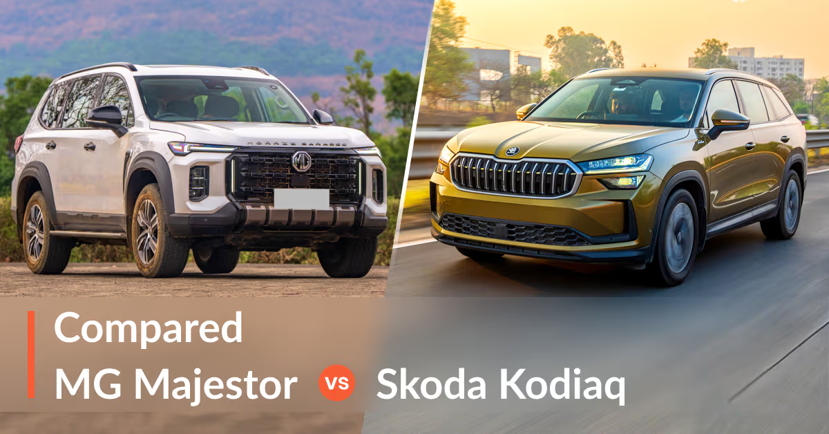 MG Majestor vs 2026 Skoda Kodiaq Comparison