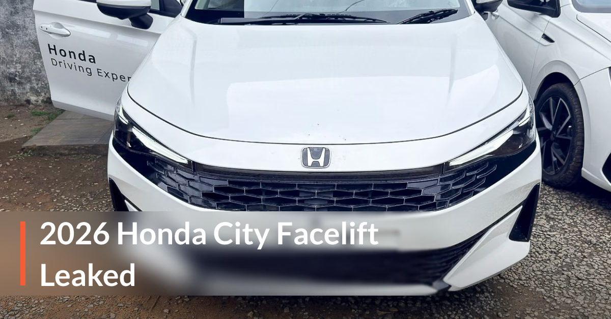 2026 Honda City Facelift Leaked
